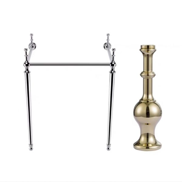 Vintage Wash Basin Gold Stand