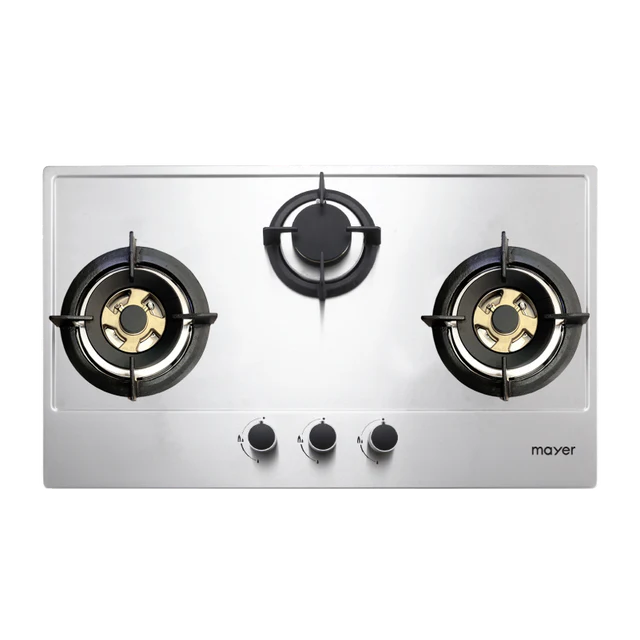 75cm 3 Burner Stainless Steel Gas Hob
