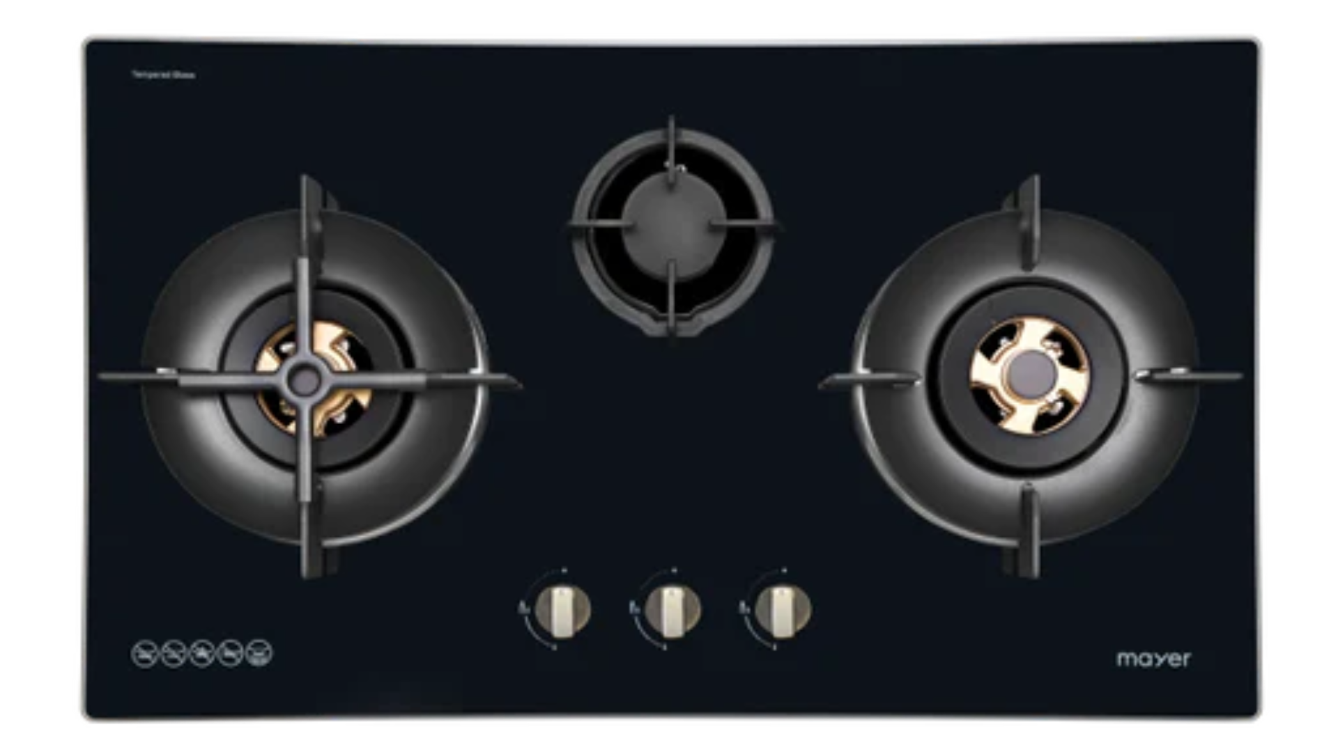 76cm 3 Burner Gas Hob