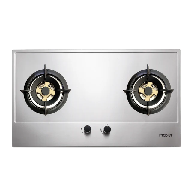 86 cm 2 Burner Stainless Steel Gas Hob