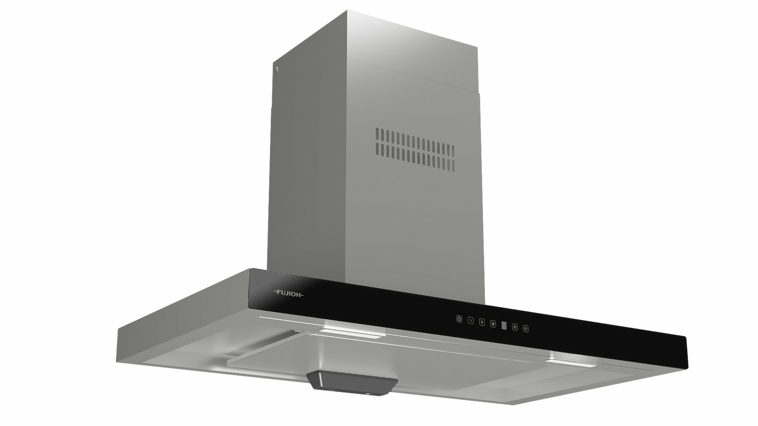 900MM CHIMNEY COOKER HOOD WITH GLASS PANEL