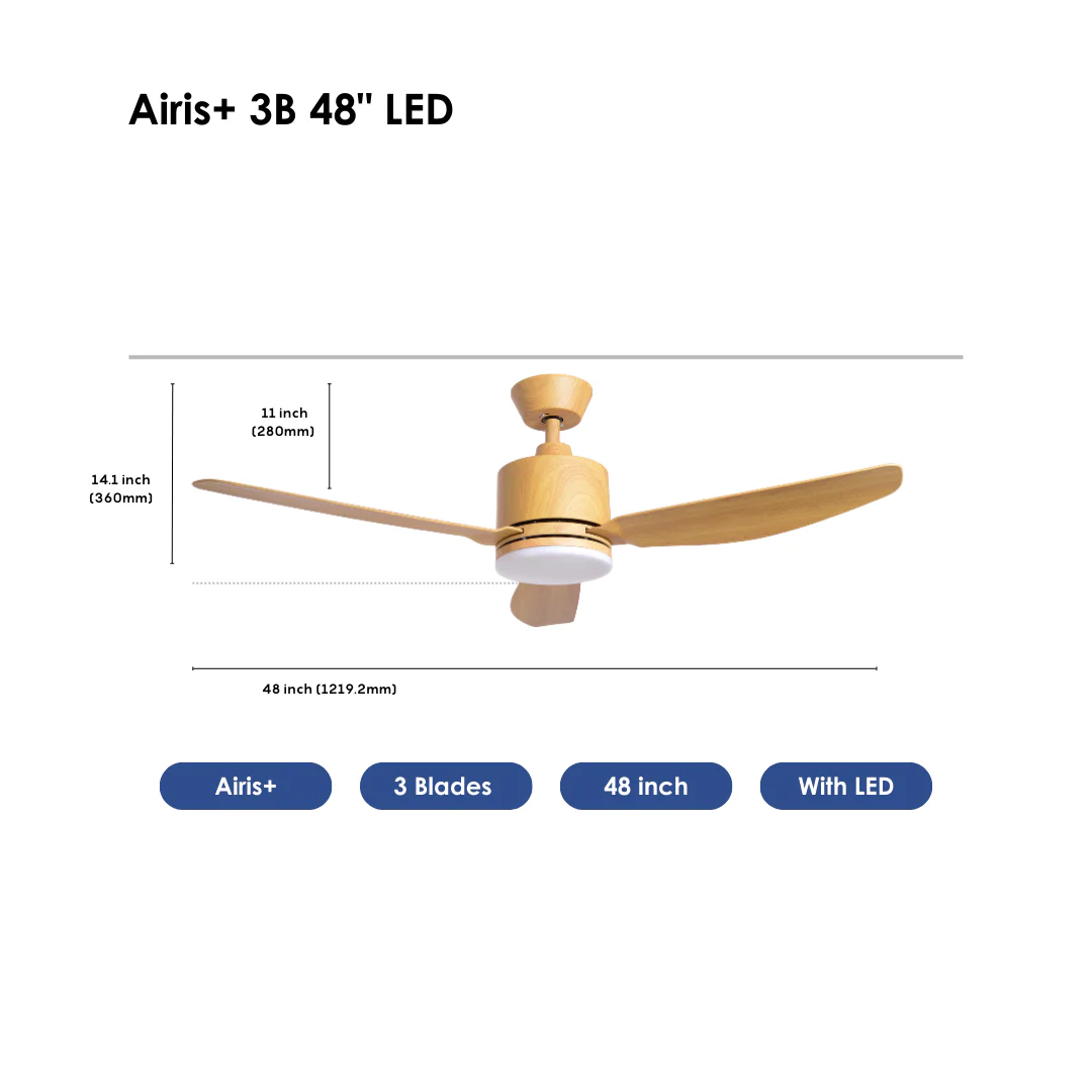 Airis+ 3B 48" Maple LED