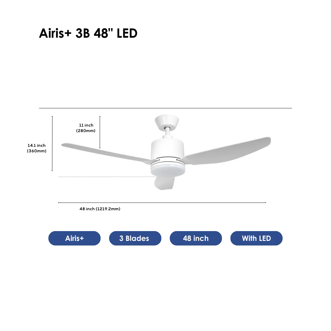 Airis+ 3B 48" White LED