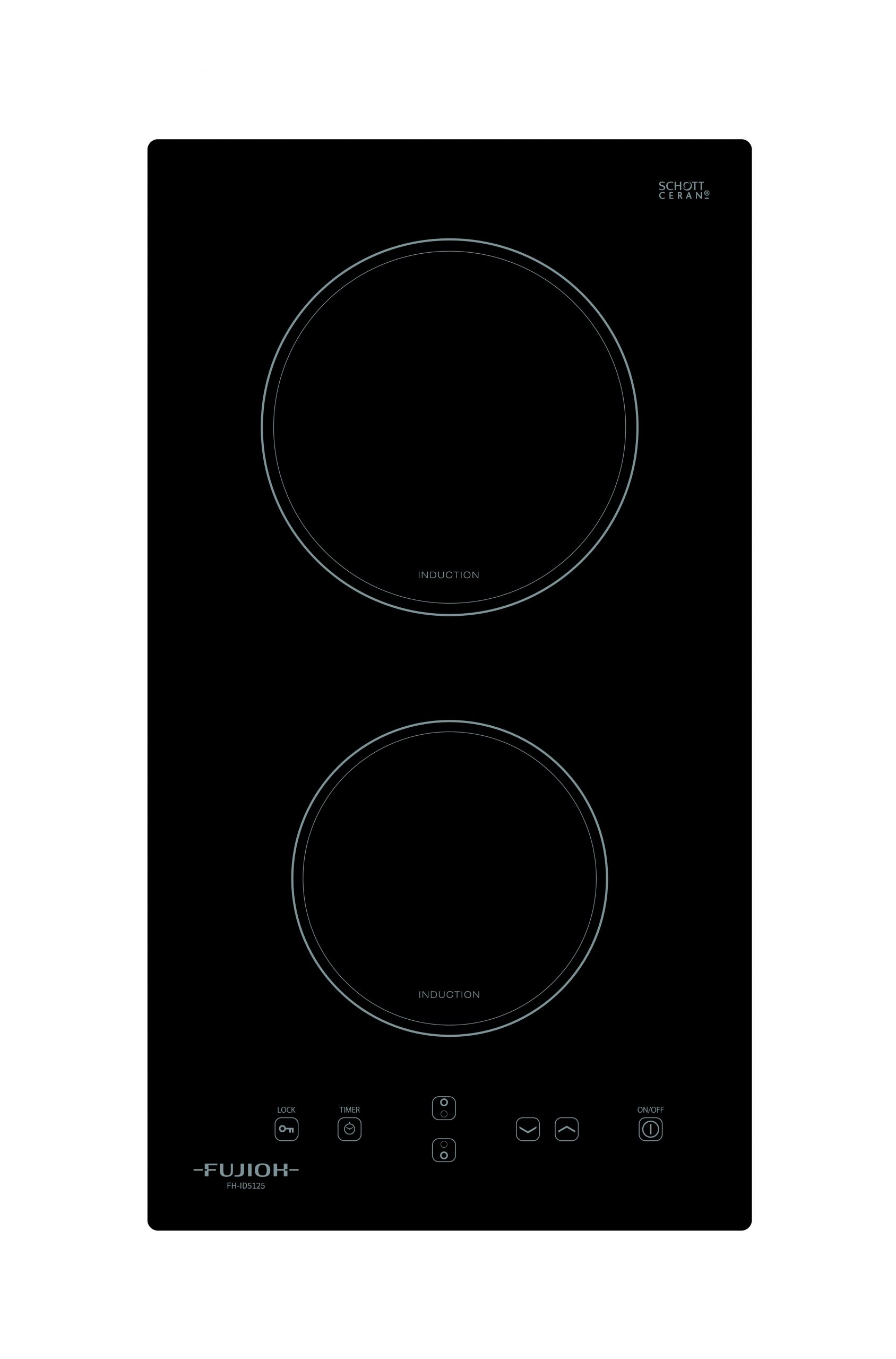 Turbo Pluz TZI008 75cm Double Induction Hob Smart Color Display 3 Years Warranty