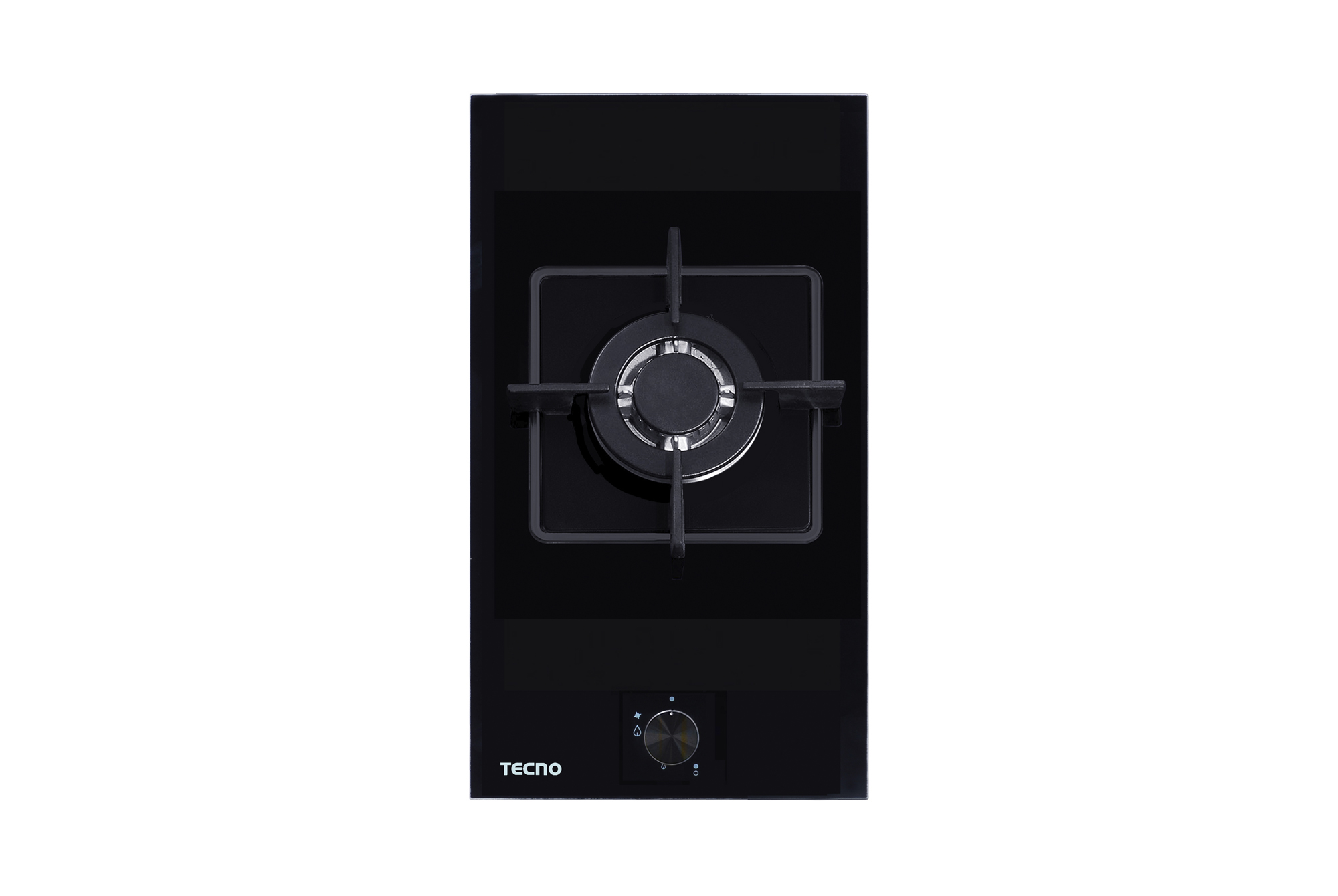 Tecno 1 Burner 30cm Tempered Glass Domino Cooker Hob