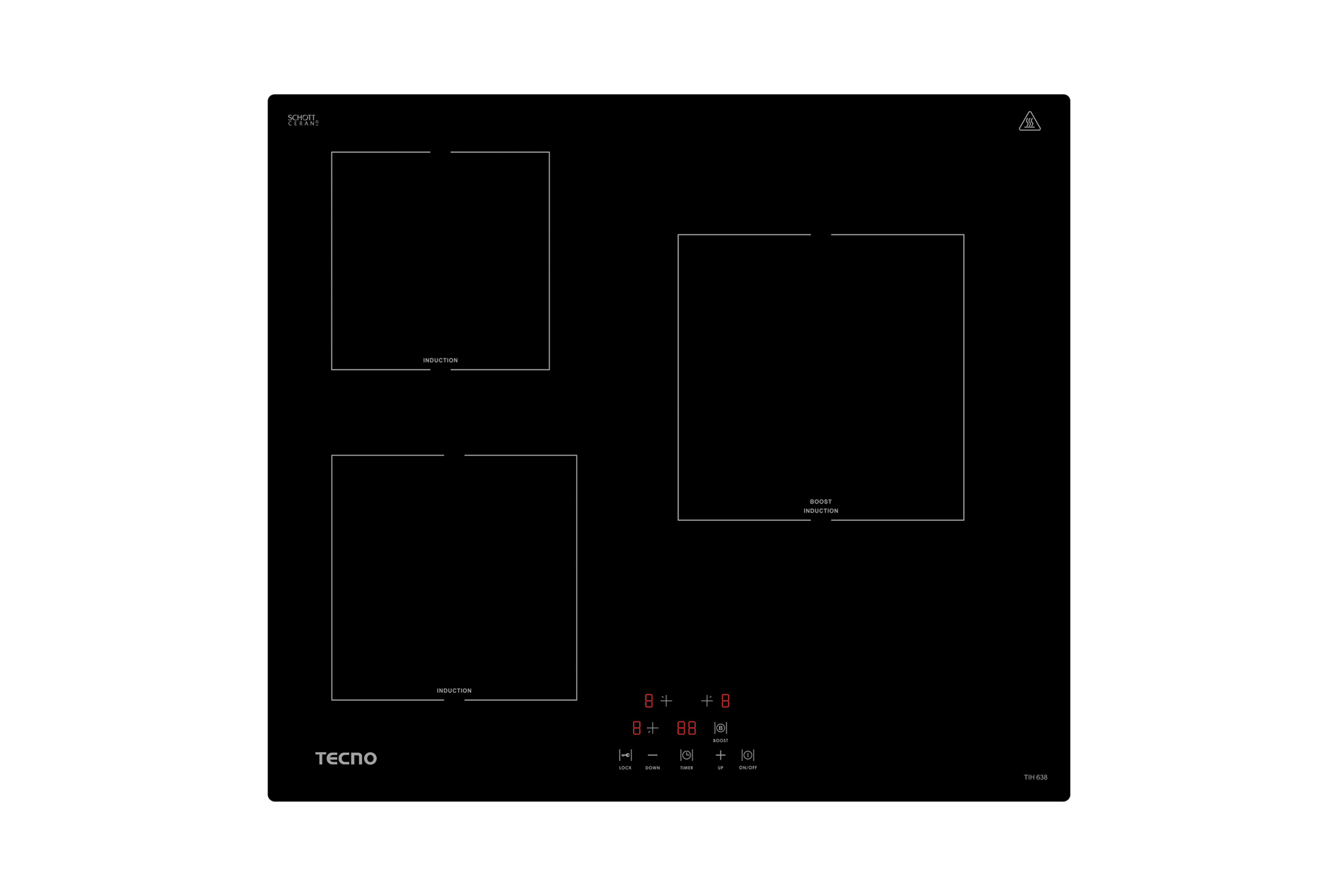 Tecno 3 Burner 60cm Induction Hob