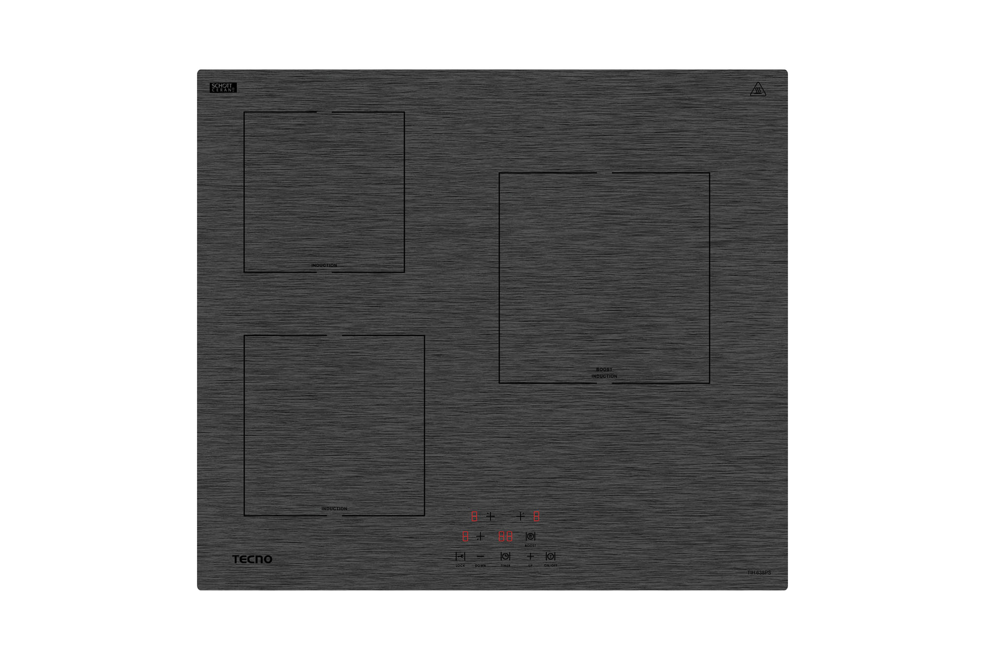 Tecno 3 Burner 60cm Induction Hob With Intelligent Power Sharing