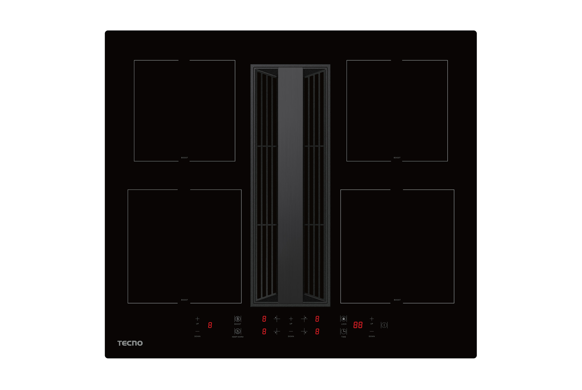 Tecno 60cm Induction Hob With Integrated Plasma Hood Copy