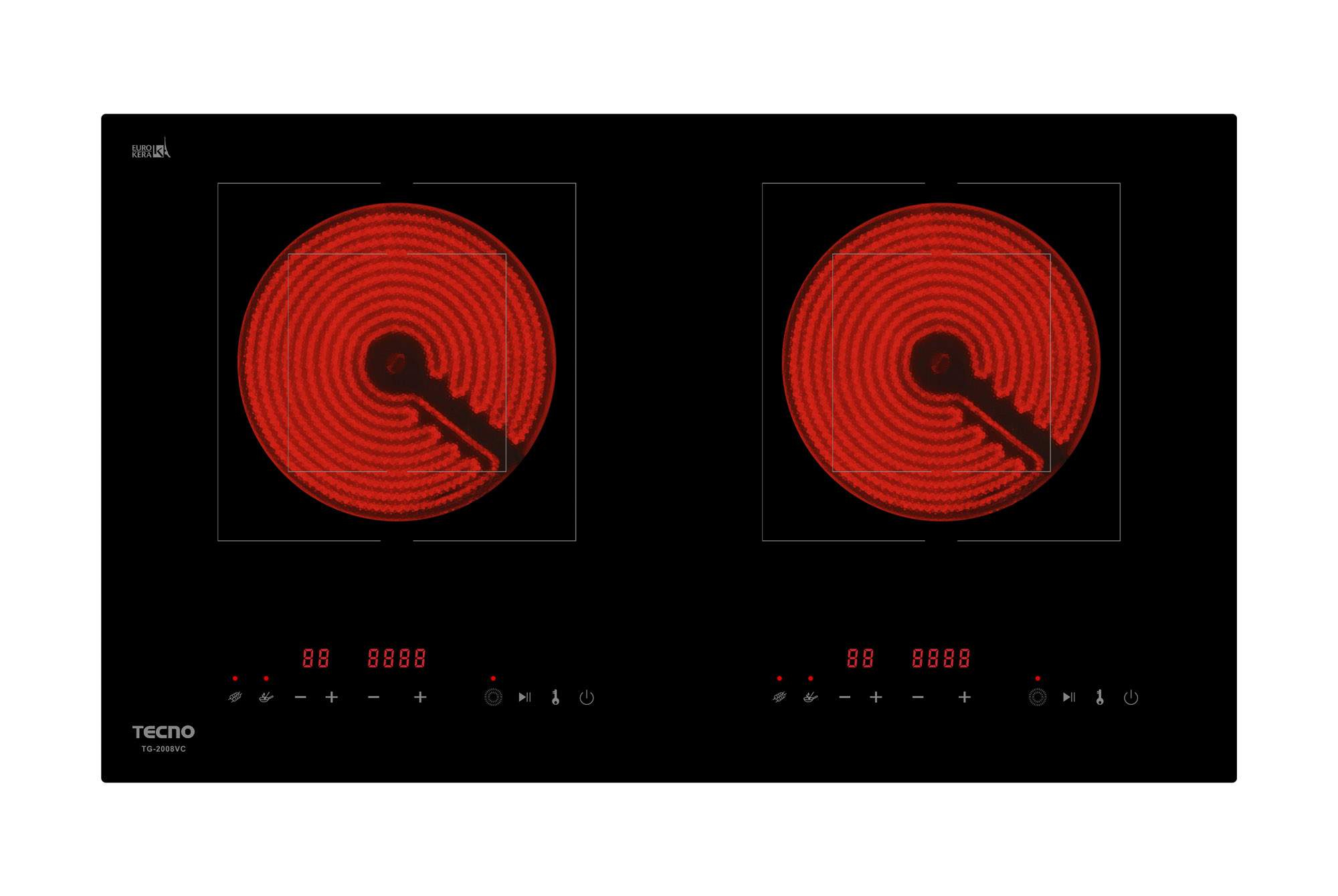 Tecno 73cm Vitro Ceramic Cooker Hob