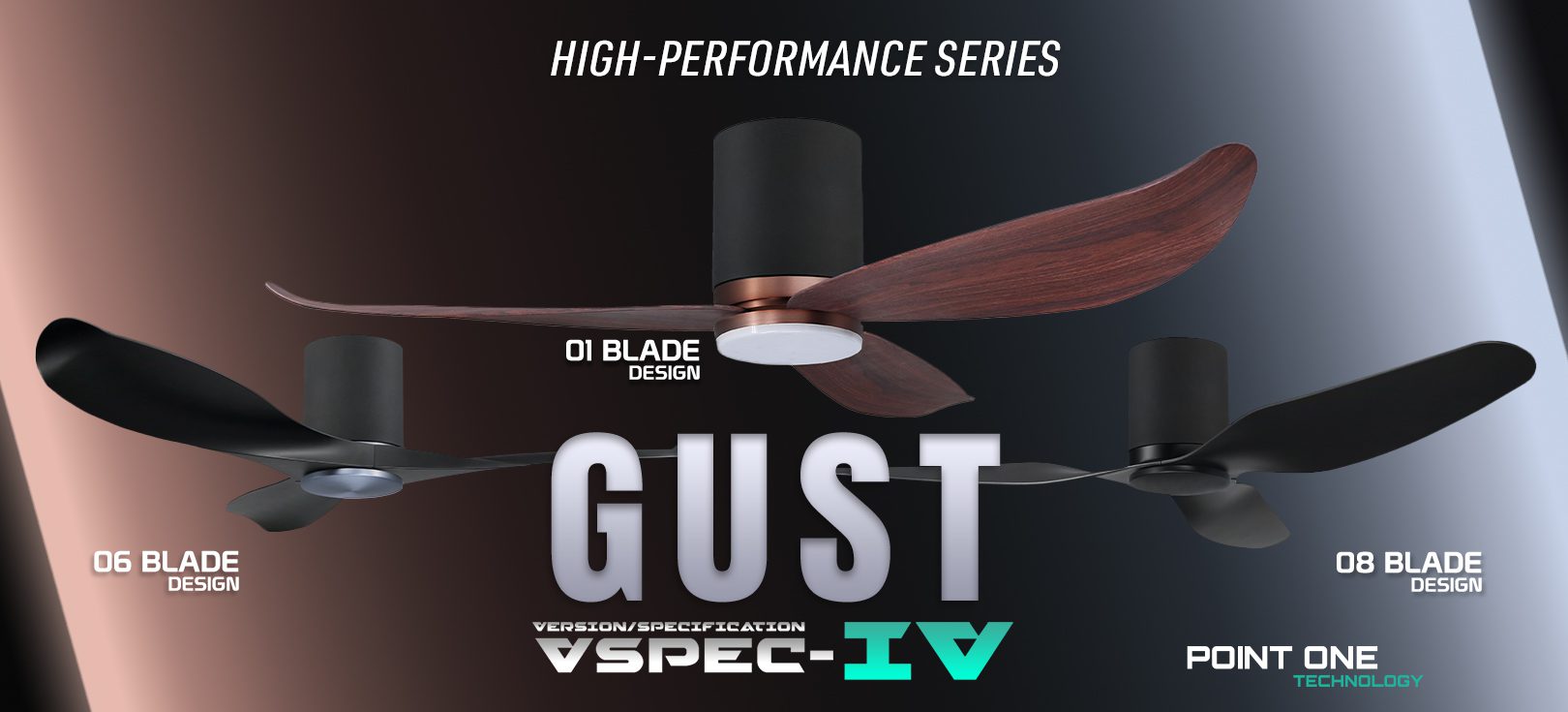 Gust VSPEC-IV Smart Ceiling Fan