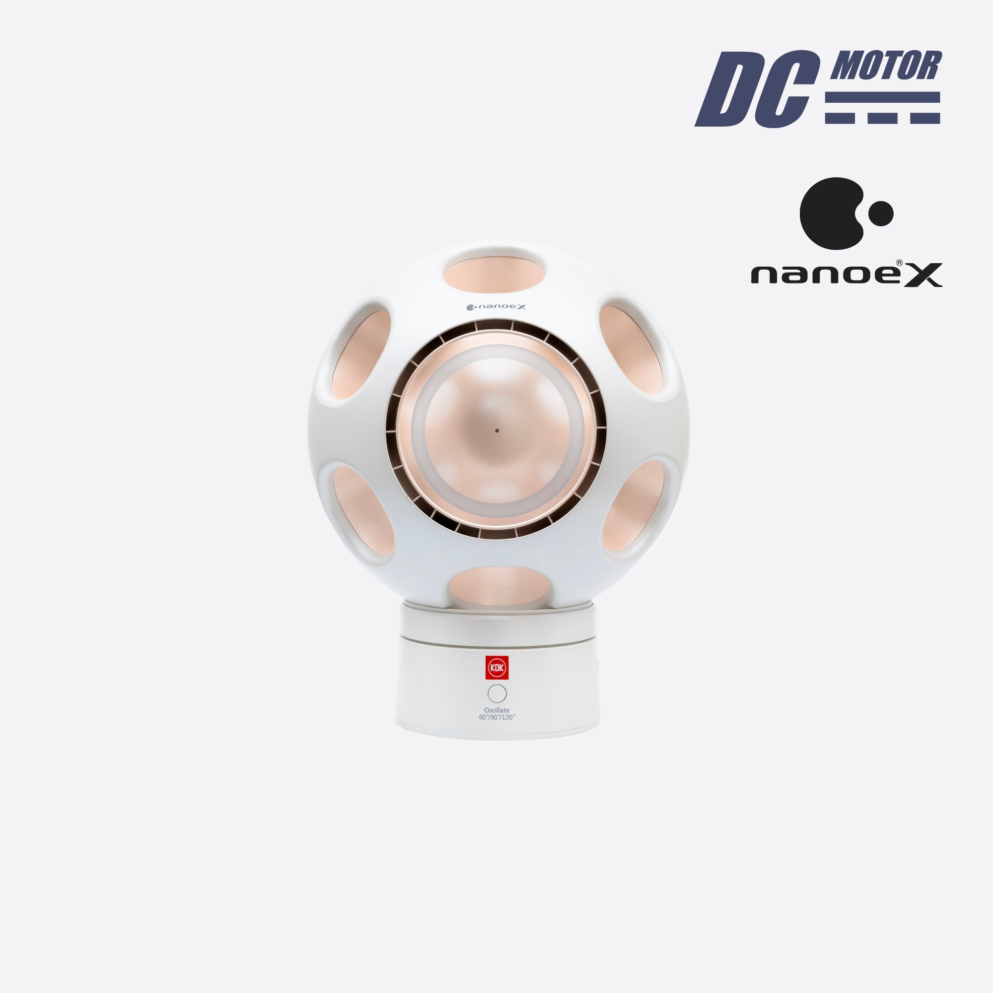 Bladeless Air Purifying Ball Fan with nanoe® X Technology