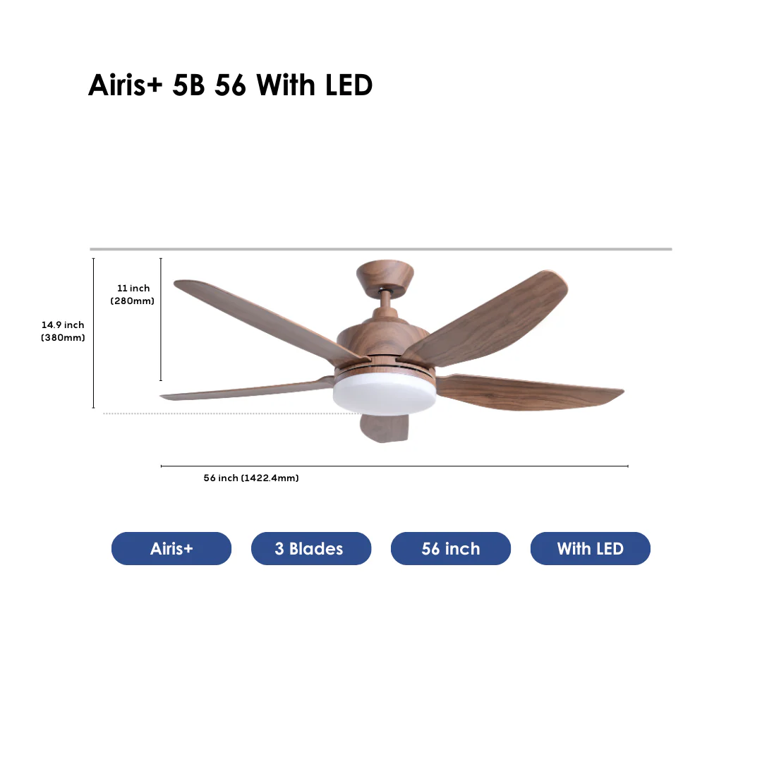 Airis+ Smart Ceiling Fan 5B