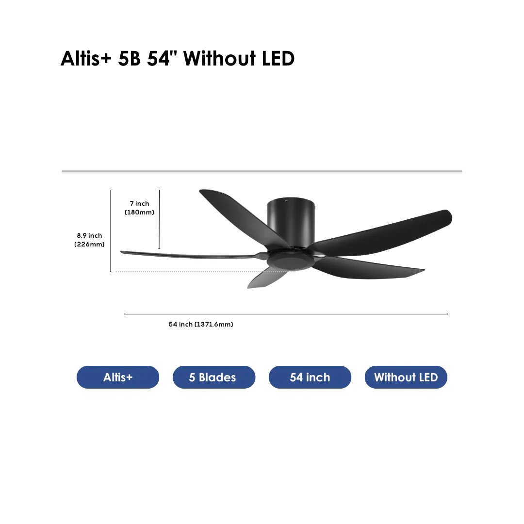 Altis+ Smart Ceiling Fan 5B