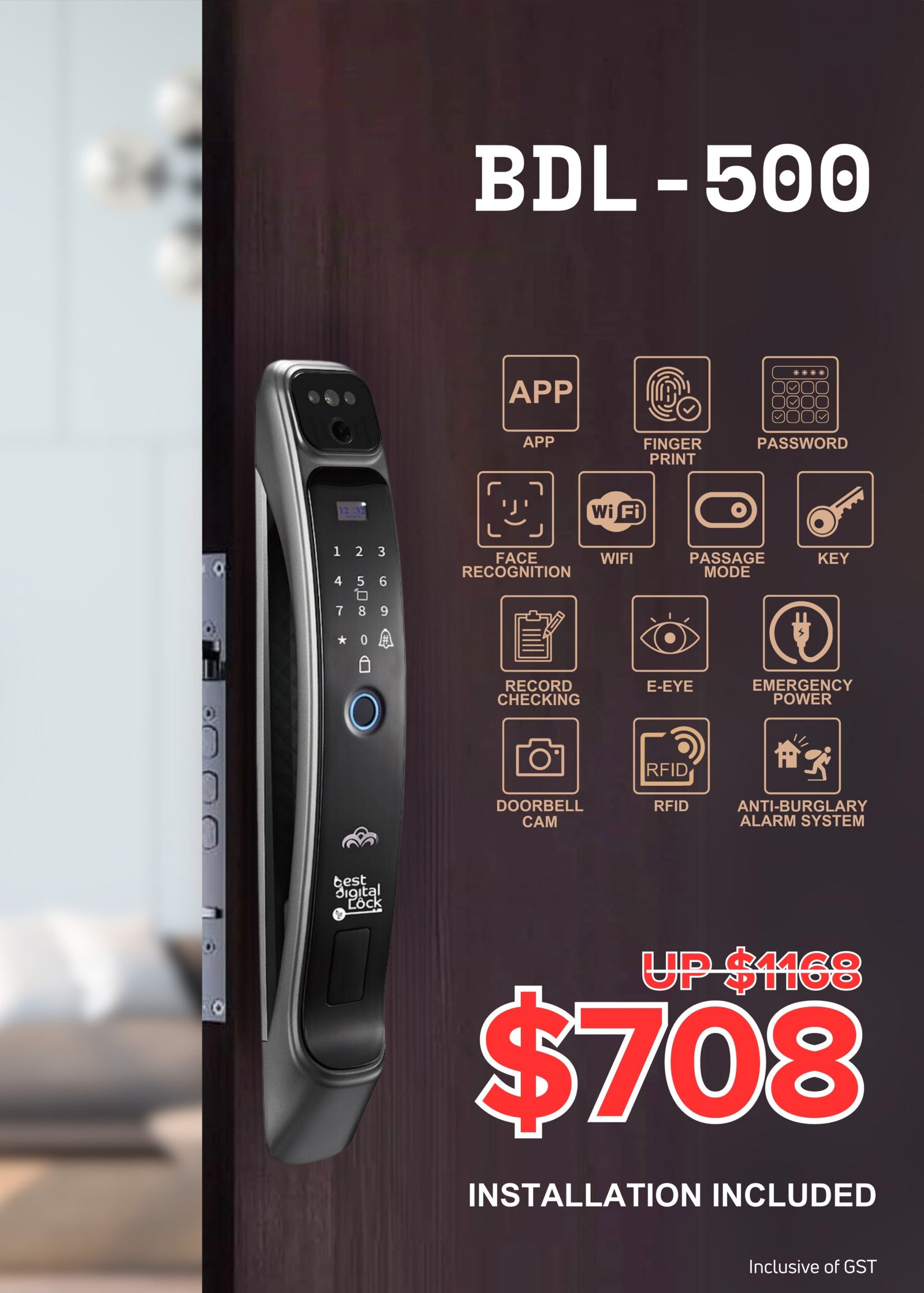 BDL – 500 Digital Lock