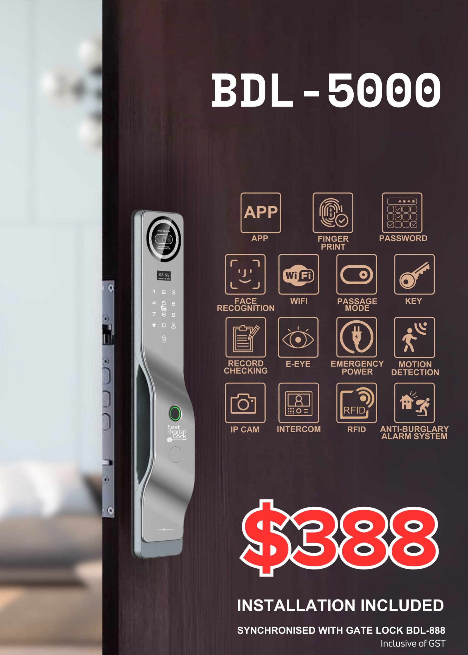 BDL – 5000 Digital Lock