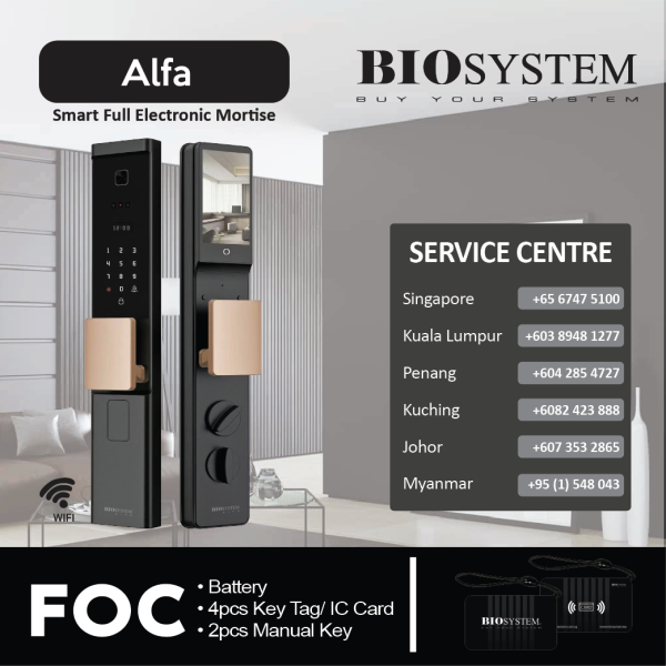 Biosystem Asux (Set A) Smart Digital Lock