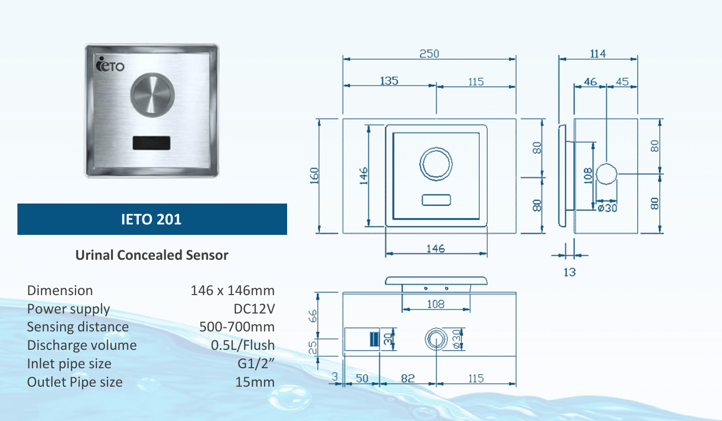 IETO 201 Flush Valve