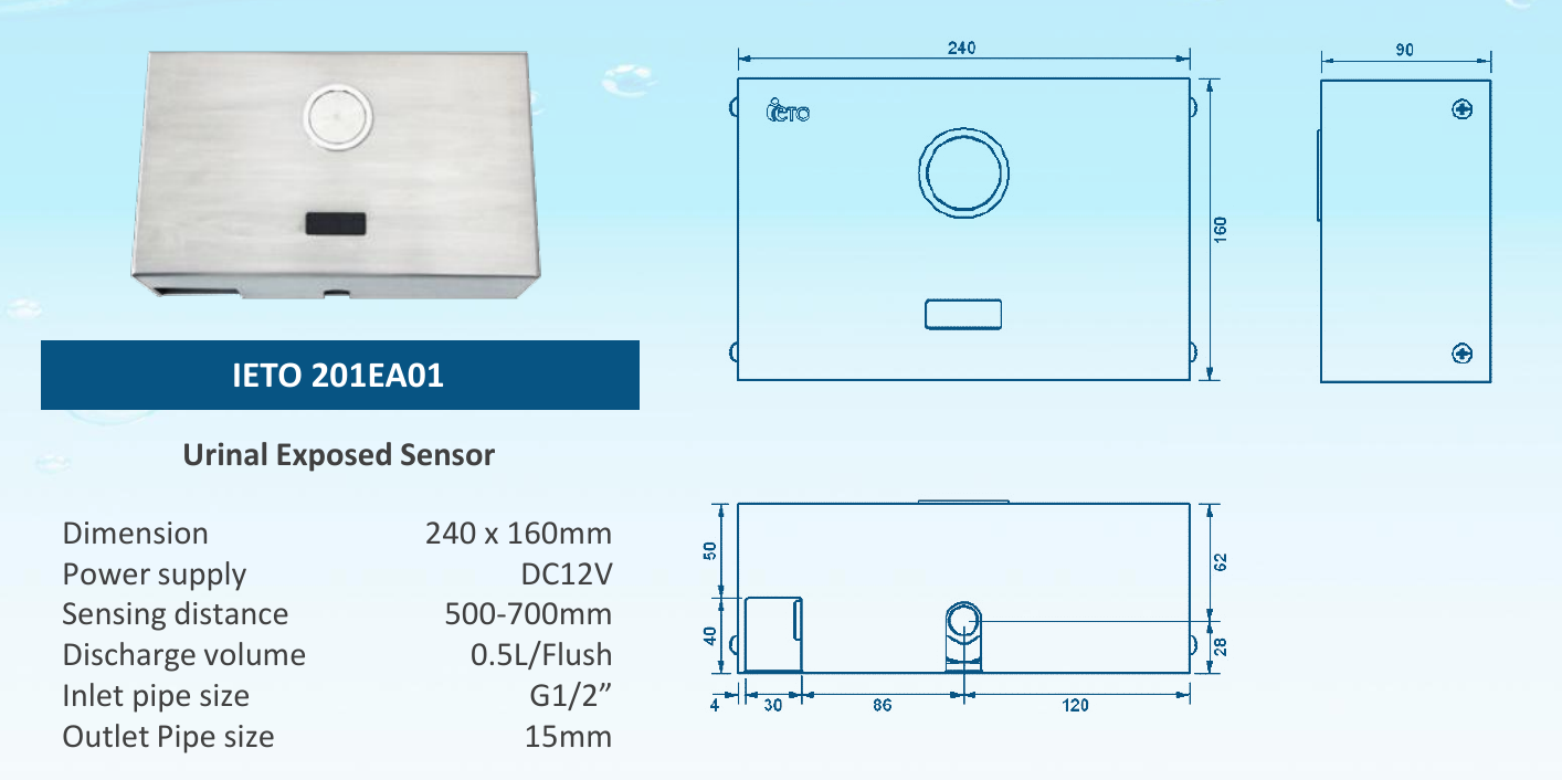 IETO 201EA01 Flush Valve