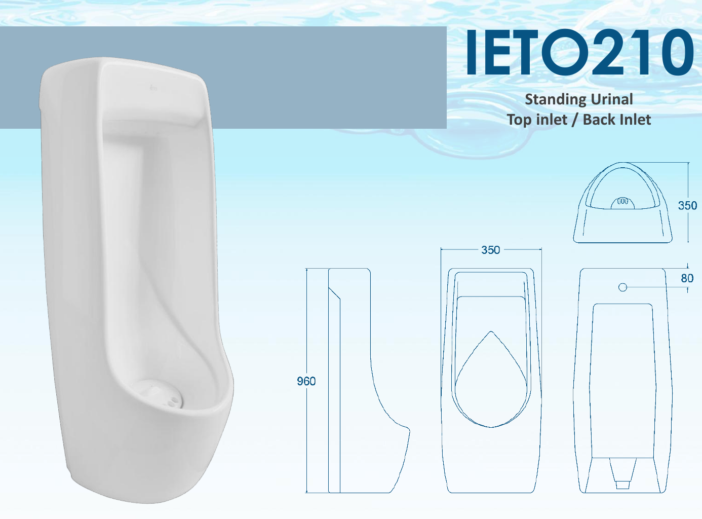 IETO210 Standing Urinal