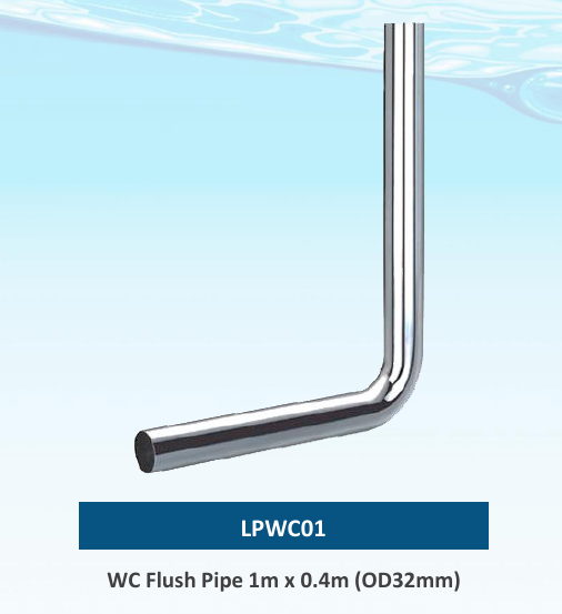 LPWC01 WC Flush Pipe