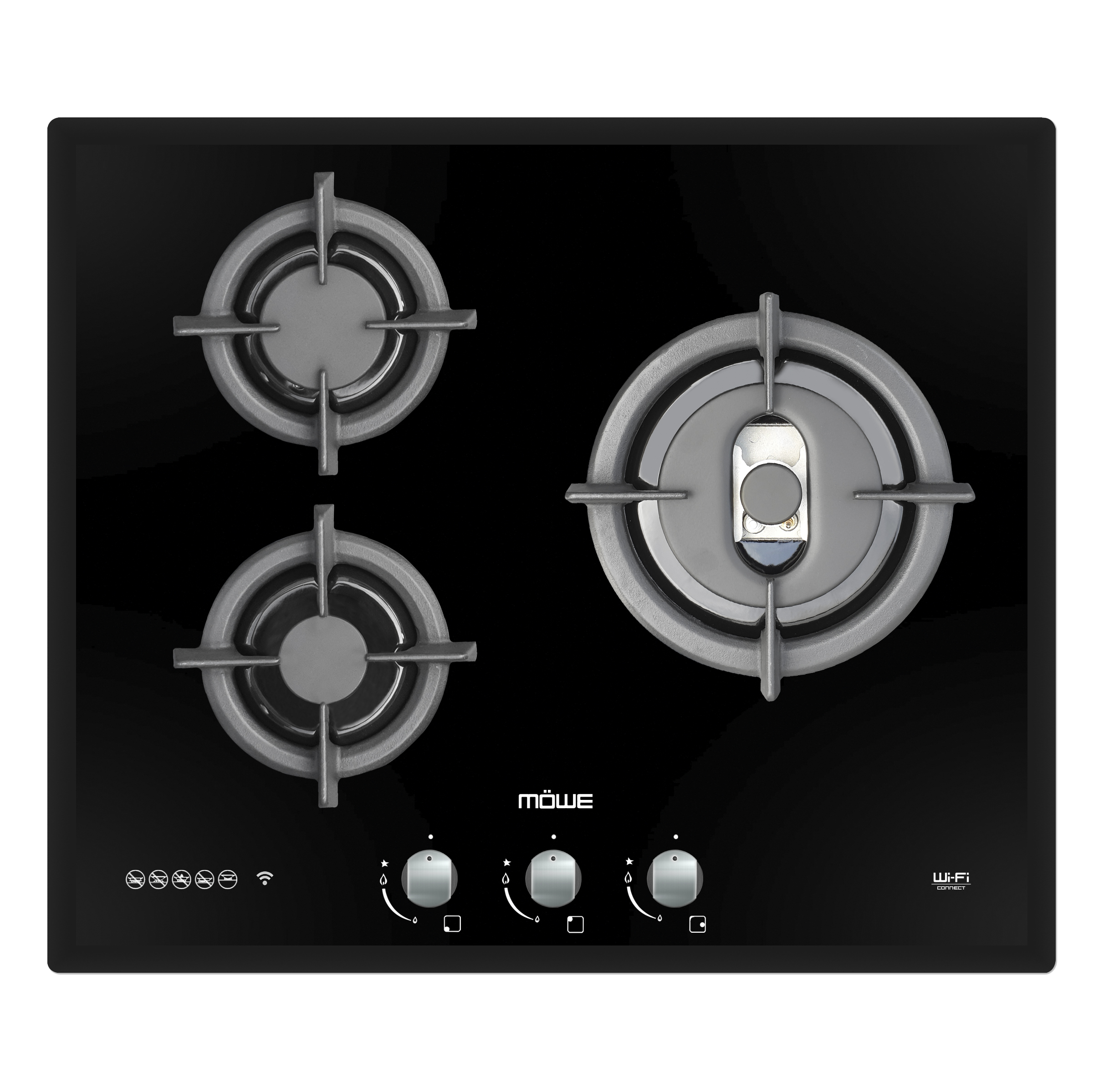 MW360G-60cm-Wi-Fi-Hob-With-3-Burners