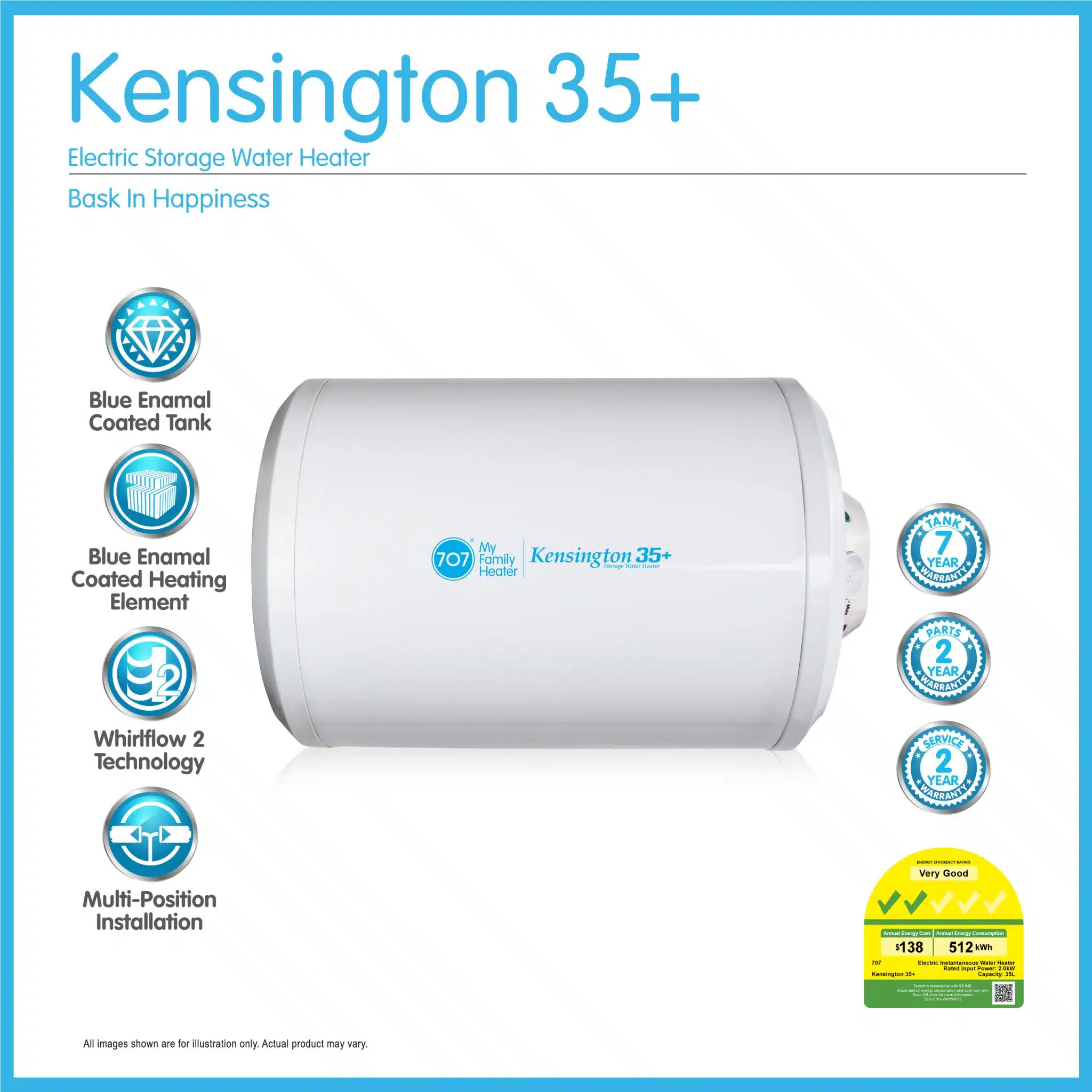 Kensington 35+ Storage Water Heater