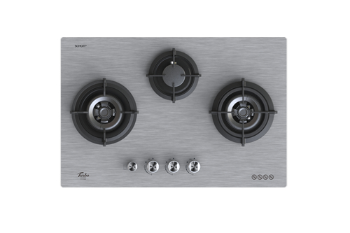 Turbo Incanto T773GV-MS 77cm 3 burners built-in glass hob
