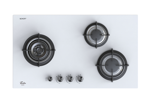 Turbo Incanto T883GV-OW 88cm 3 burners built-in glass hob