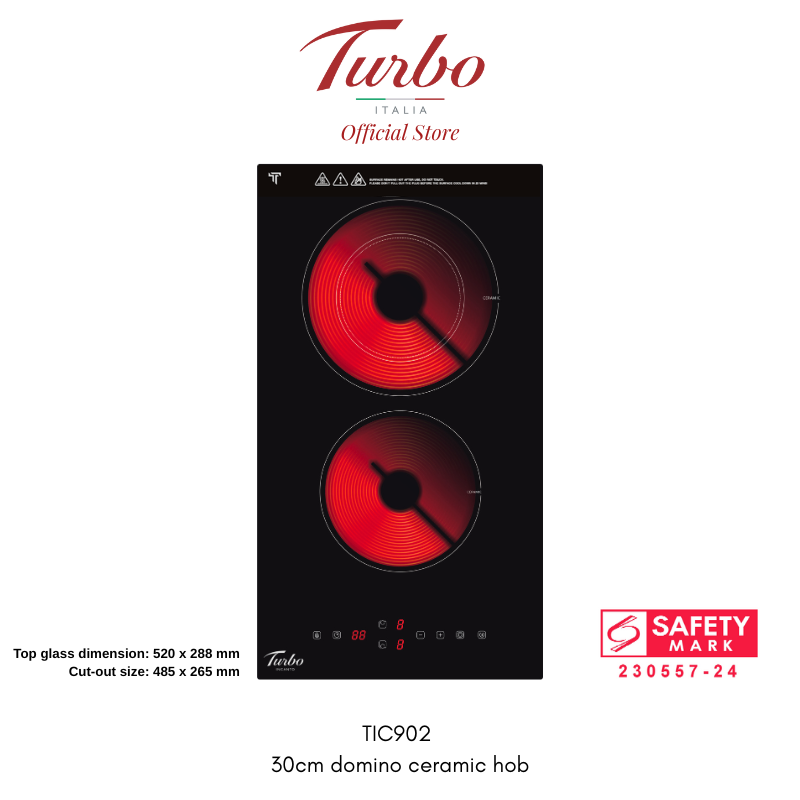 Turbo Italia – TIC902 30cm domino ceramic hob