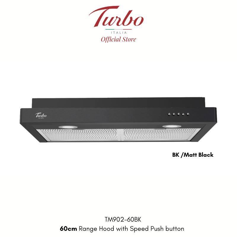 Turbo Italia – TM902-60BK 60cm Slim Hood