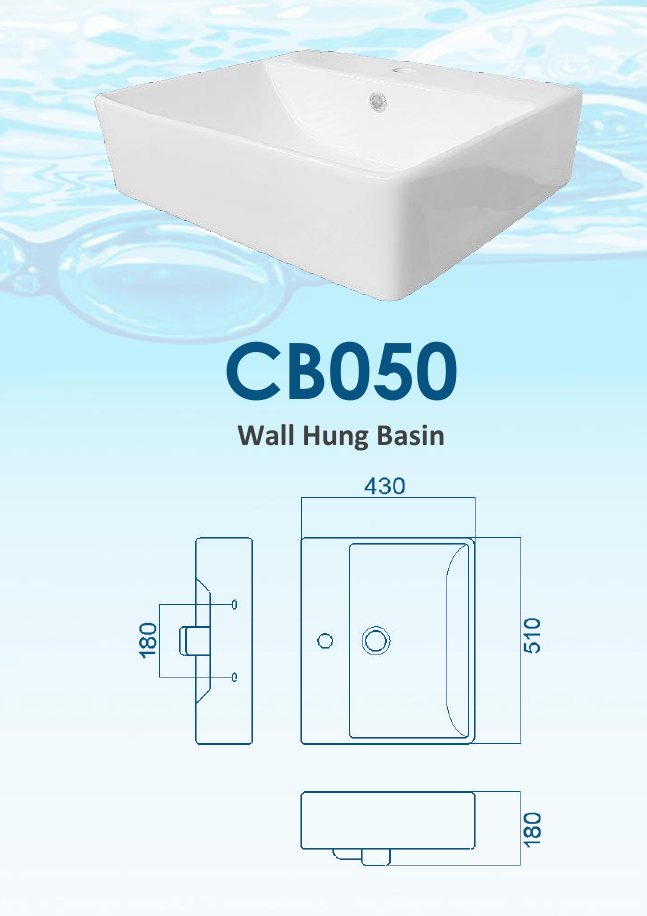 Velin CB050 Ceramic Basin