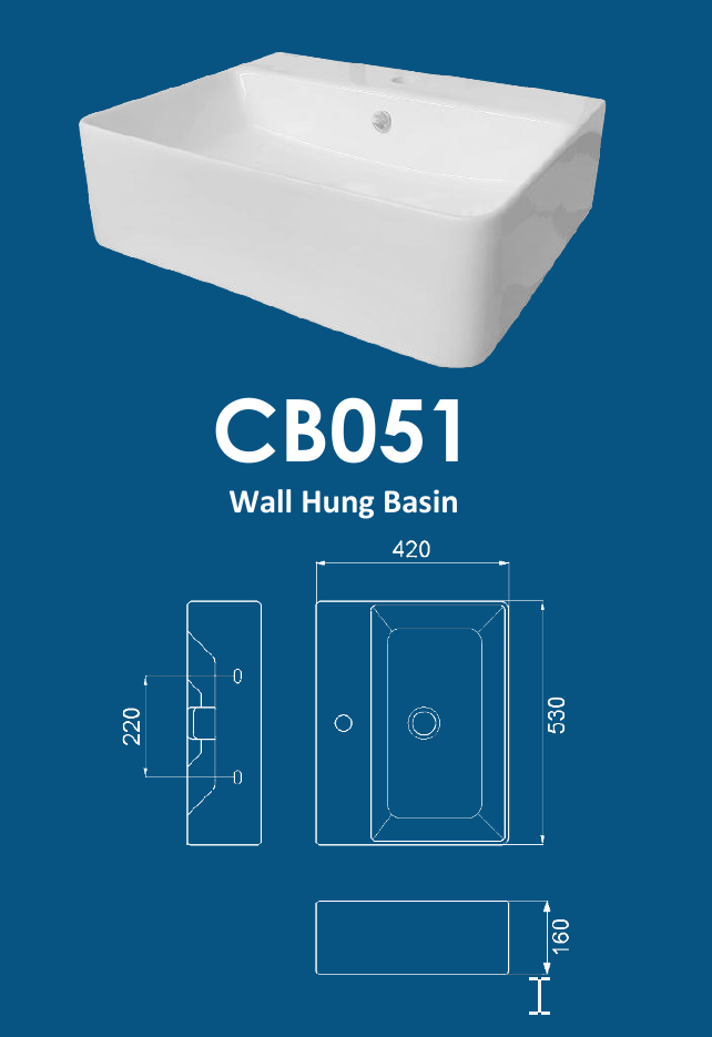 Velin CB051 Ceramic Basin