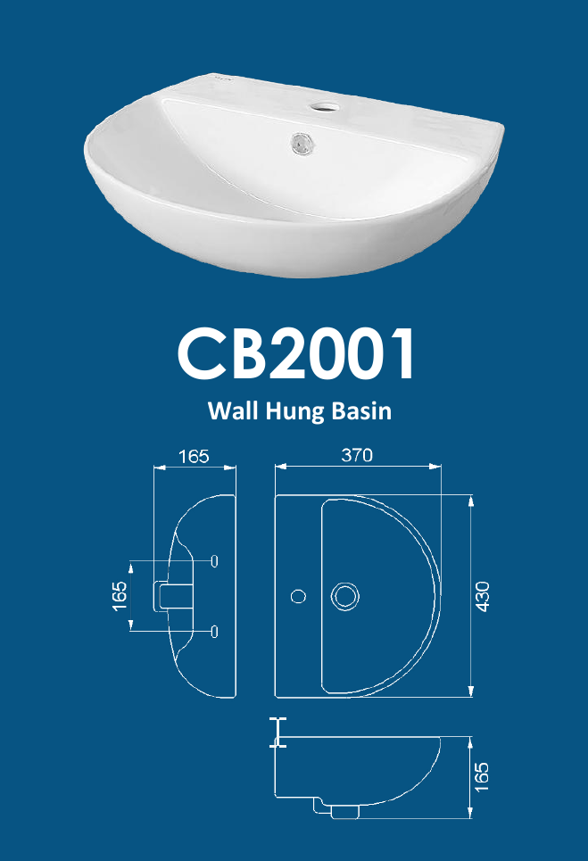 Velin CB2001 Ceramic Basin
