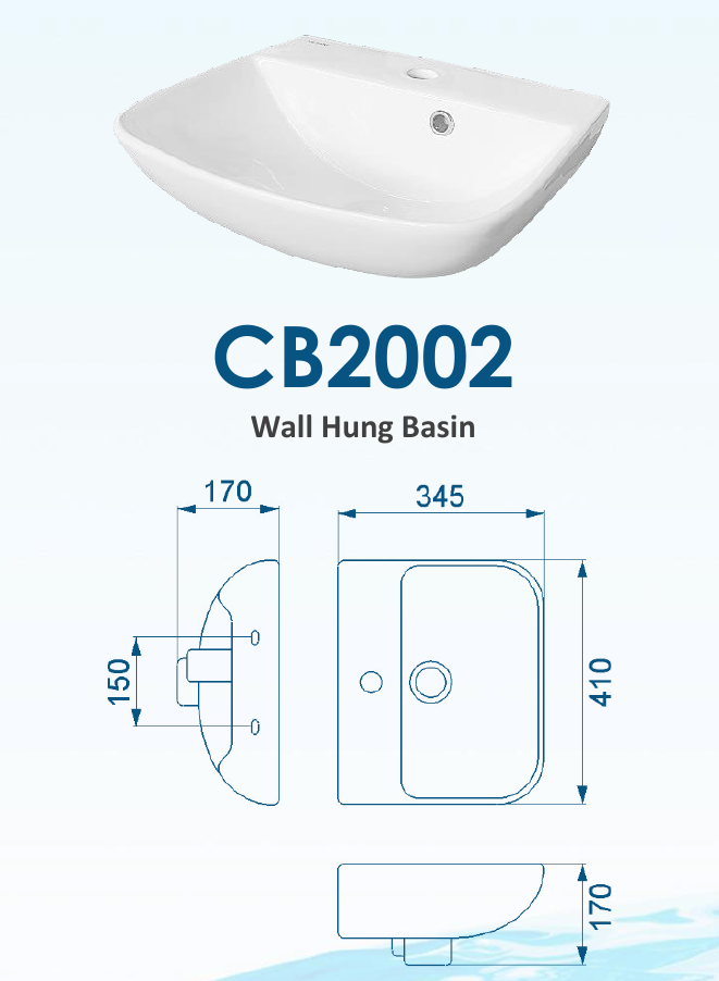 Velin CB2002 Ceramic Basin