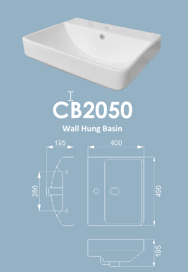 Velin CB2050 Ceramic Basin