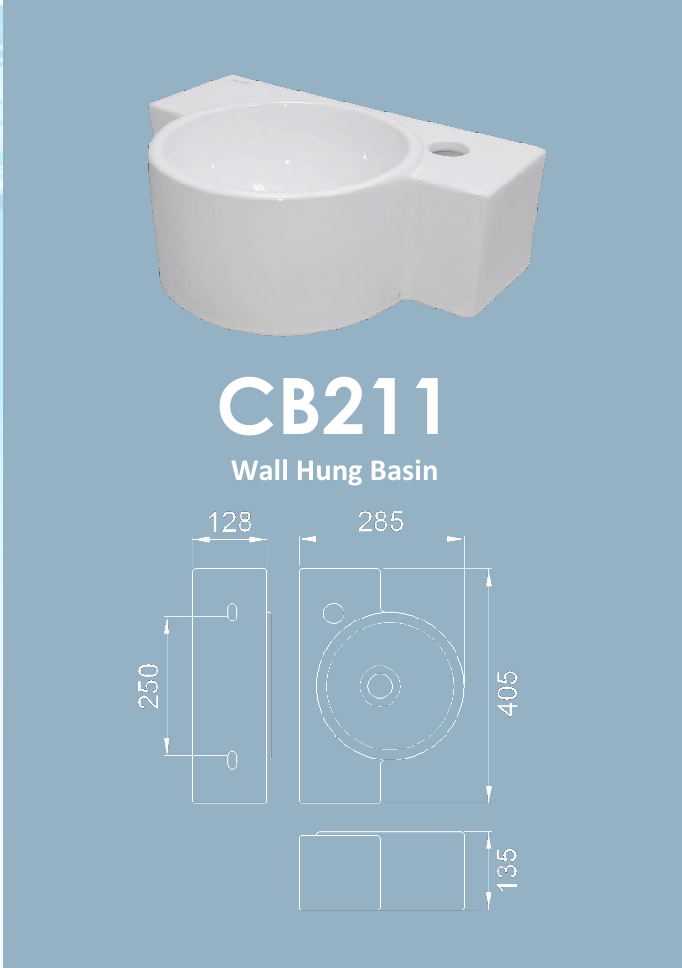 Velin CB211 Ceramic Basin