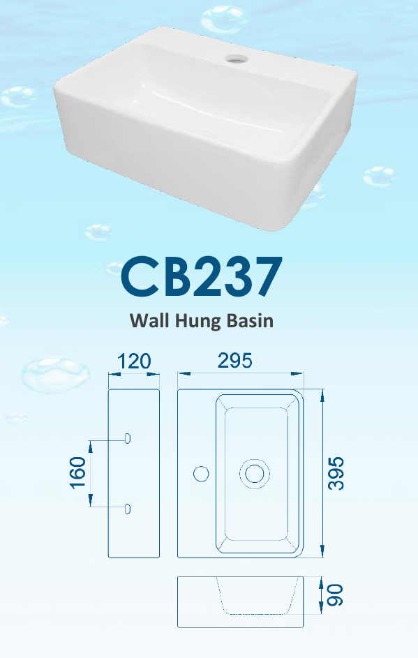 Velin CB237 Ceramic Basin