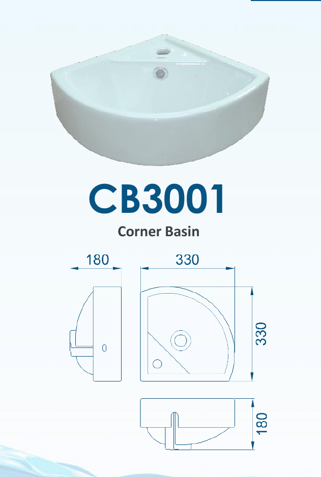 Velin CB3001 Ceramic Basin