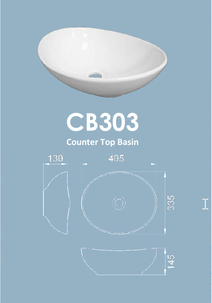 Velin CB303 Ceramic Basin
