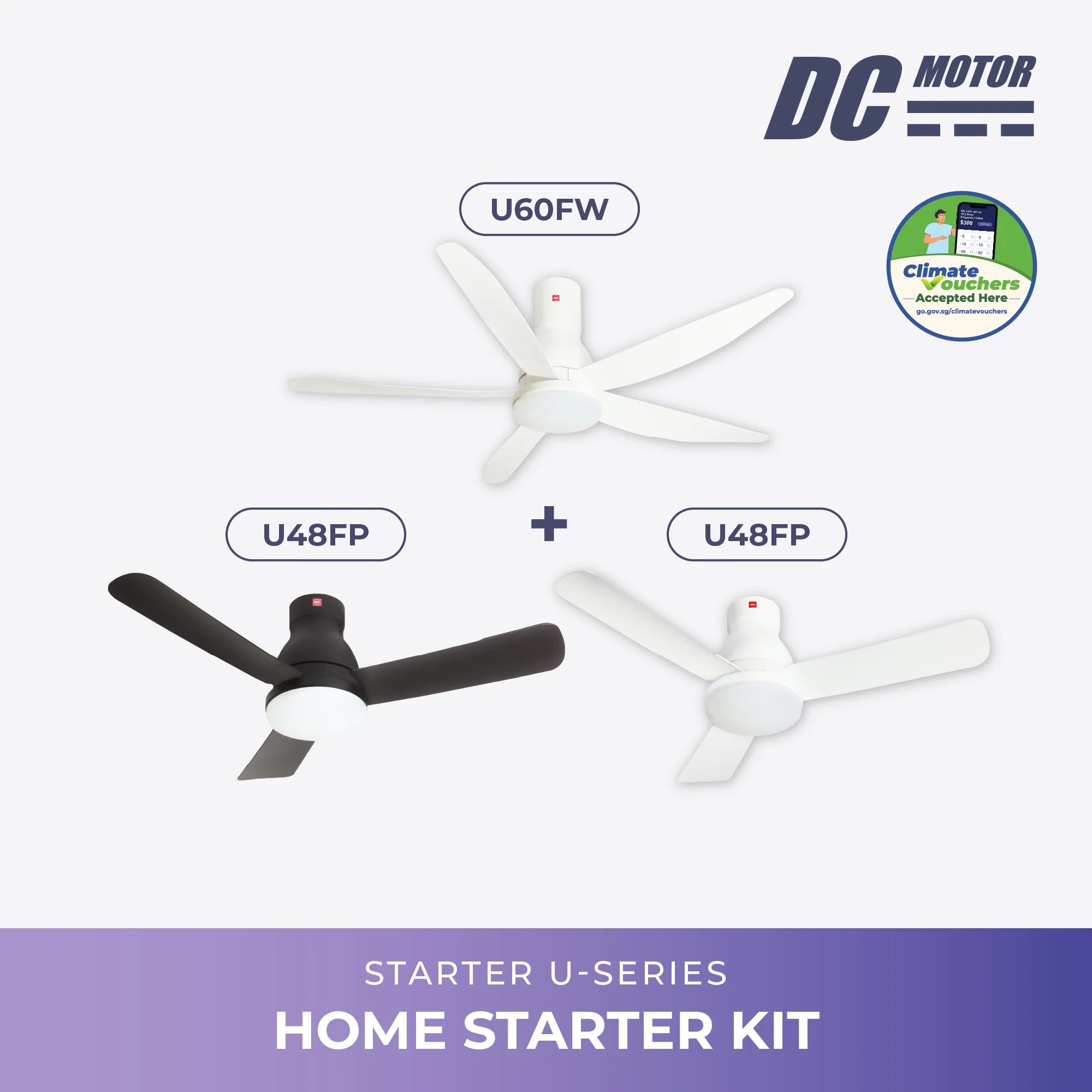Home Stater Kit (U60FW + U48FP + U48FP)