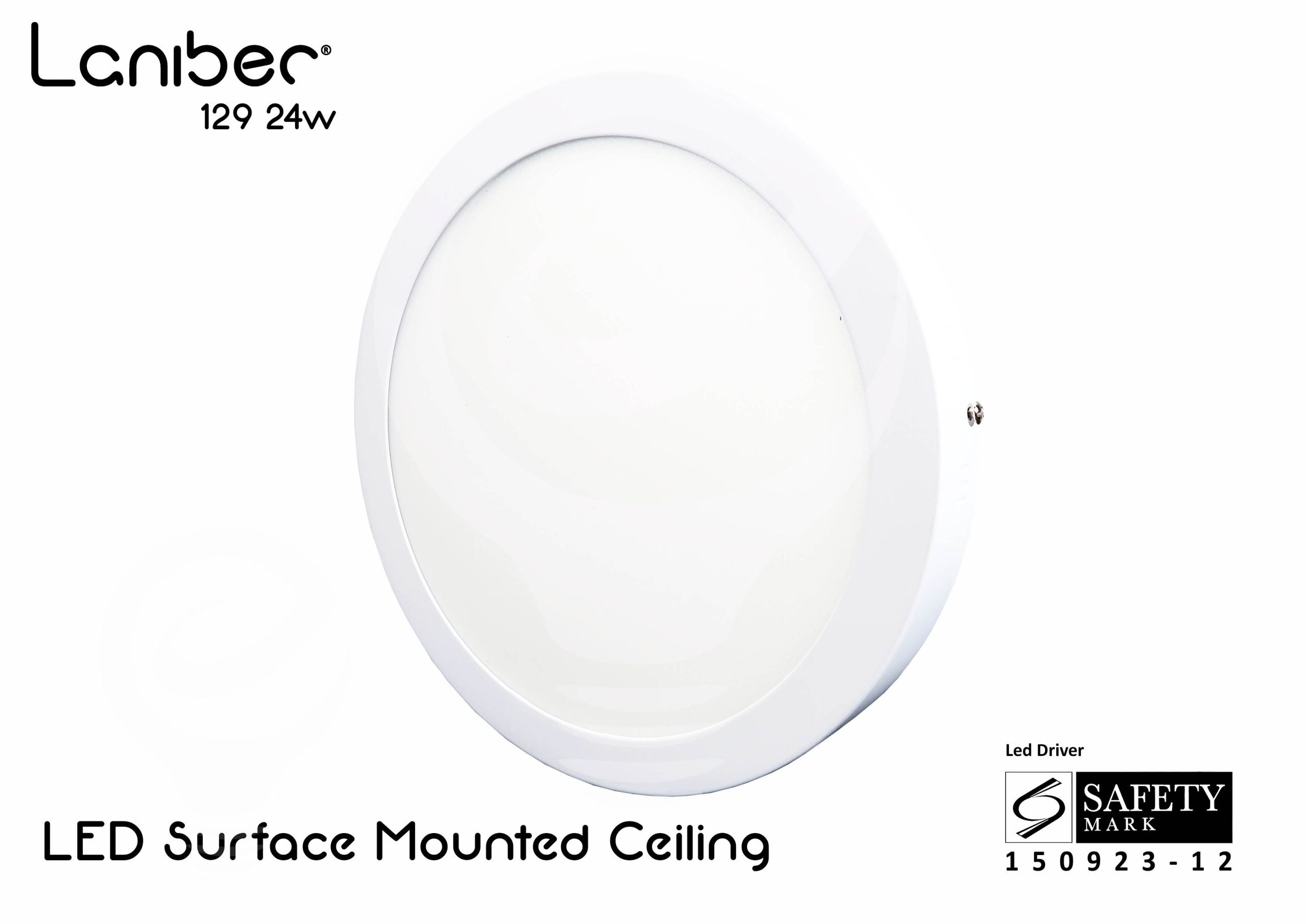 Laniber 129 Round Surface Ceiling Light 24W
