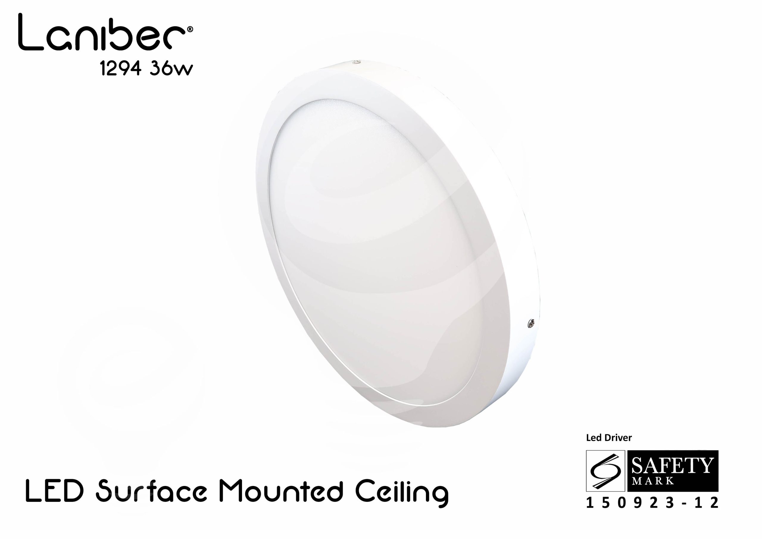 Laniber 1294 Round Surface Ceiling Light 36W