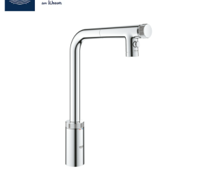 GROHE Minta SmartControl Pull-out Kitchen Mixer with Dual Spray
