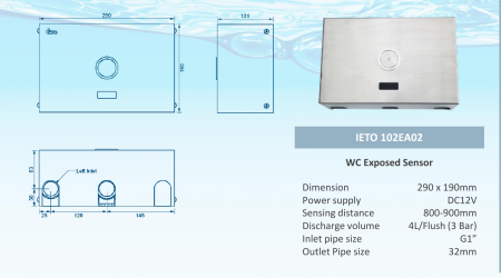 IETO 102EA02 Flush Valve