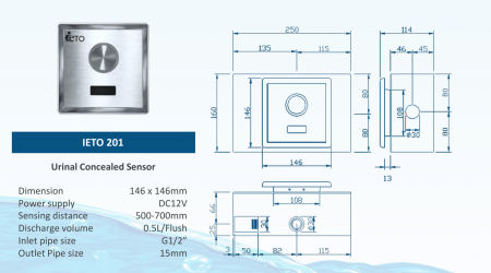 IETO 201 Flush Valve