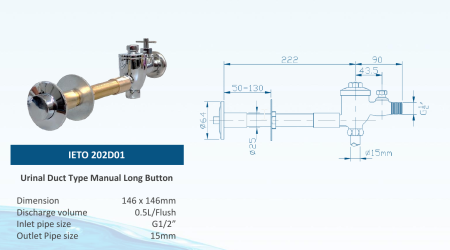 IETO 202D01 Flush Valve