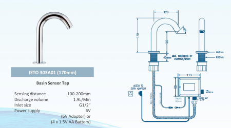 IETO 303A01 170mm Tap