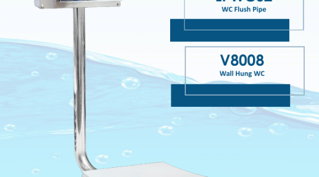 IETO Flush valve, pipe & Wall Hung WC