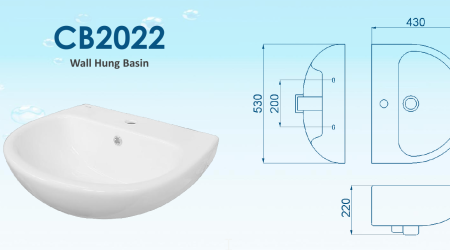 Velin CB2022 Ceramic Basin