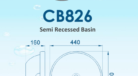 Velin CB826 Ceramic Basin